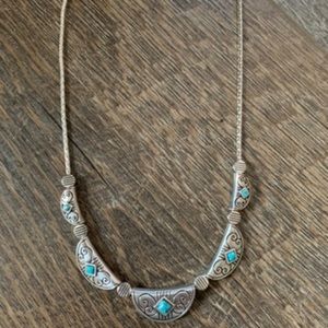 Brighton Southwest Dreams Turquoise adjustable necklace